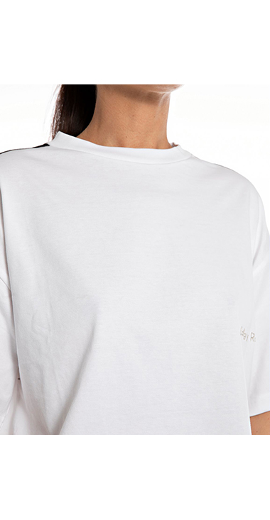 フリンジトリミング付きクロップドTシャツ 詳細画像